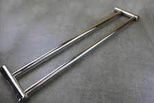 Handtuchhalter doppelt L= 57 cm aus Edelstahl zur Wandmontage für Bad Flur Küche