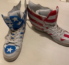 Adidas Jeremy Scott Designer Sneaker Schuhe Wings USA America Flag