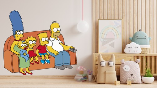 Die simpsons wandsticker - die,