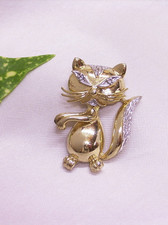 8 KARAT, 333 GELBGOLD KATZEN-