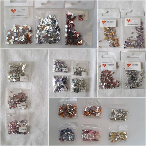 Päckchen glitzersteine - 17,