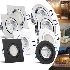 LED Einbaustrahler GU10 Feuchtraum Bad Außen IP44 230V MARE 4W 6W / 7W dimmbar