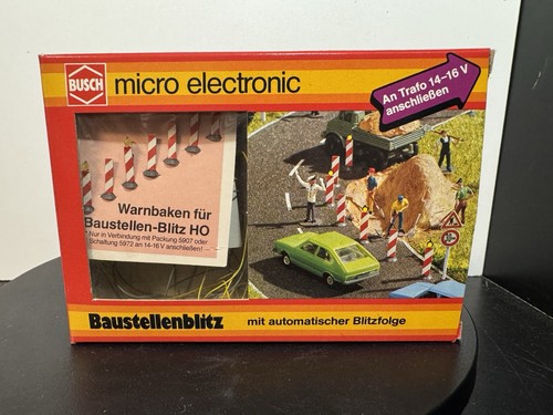 Busch 5907 baustellenblitz - busch, h0
