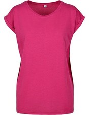 Build Your Brand Ladies' Extended Shoulder Tee BY021 Damen T-Shirt NEU