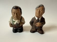 Politiker Helmut Schmidt & Franz-Josef Strauß als Salz-und Pfefferstreuer