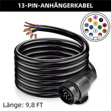 Anhängerkabel Kabelsatz 3m 13
