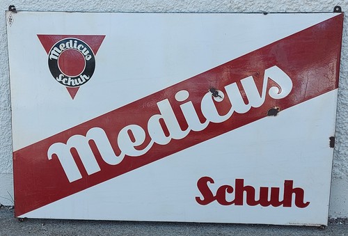 Medicus schuh emailschild - schuh,