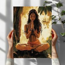 Yoga Motiv Premium Poster