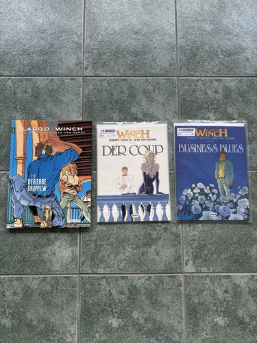Largo winch 4 comics - winch, 1,2,3