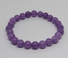 Naturstein Perlen Armband Purple Aquamarin 8mm Schmucksteinperlen/Halbedelstein 