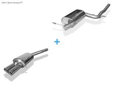 FOX Sportauspuffanlage ab Kat