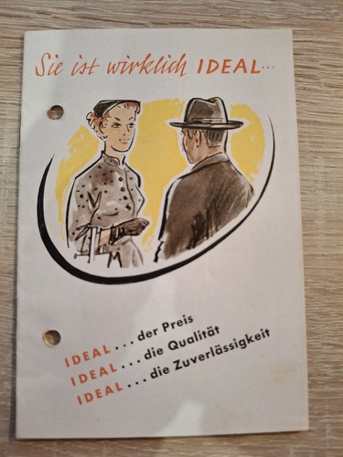 Alte reklame prospekt - alte,