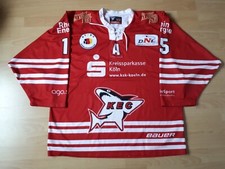Trikot Kölner EC Gameworn 2017/2018 Garret Pruden Kölner Haie EC Bad Nauheim