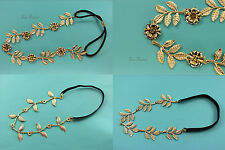 Haarband Stirnband Haarreifen Haarkette Haargummi Haarschmuck STRASS Blume A114