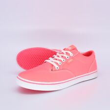 VANS SHOES WINSTON LOW SNEAKER US 5,5 EUR 37 NEON CORAL WHITE