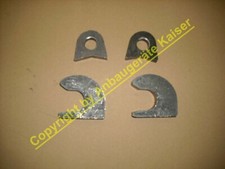 Koppelhaken, Anschweißhaken für Schlepper mit Euroaufnahme