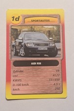 Audi RS6 - 1d - Einzelkarte - Quartett (6)