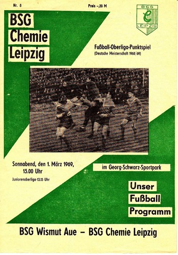 Ddr oberliga 69 chemie - oberliga, 01.03.69
