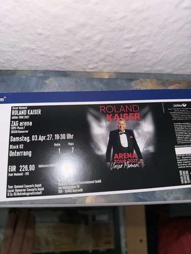 Roland kaiser vip - vip, ticket