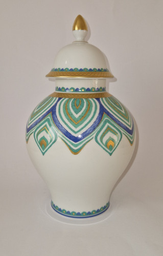 Kaiser porzellan deckelvase - kaiser,