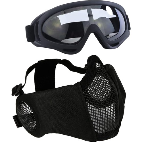 Airsoft schutzmaske set mit - set,
