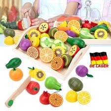 11x Holzspielzeug Essen für