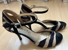 Paso de Fuego, Damen Tango Schuhe, Gr.38, schwarz/weiß