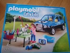 Playmobil City Life 9278 Mobiler Hundesalon Hundefriseur Vollständig OE Karton 