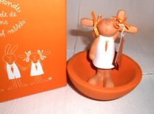 räder - die Hasenbande Figur mit OKT - Lotte Karotte im Osternest  ca. 11 cm