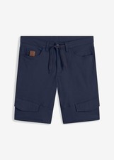 Neu  Stretch-Cargo-Bermuda Regular Fit Gr 54 Dunkelblau Herren-Shorts Hose Pants