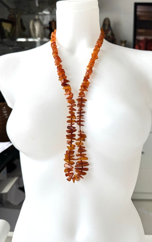 Vintage bernstein kette 85cm - vintage,