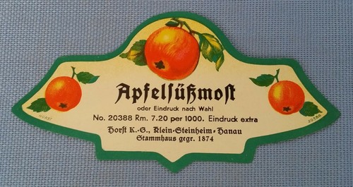Altes saftetikett - altes,