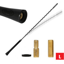 Passend für Ford Street'KA Autoradio Antenne AM/FM Bienenstich Dachmast L 55cm schwarz