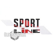 Schriftzug Sportline Schwarz/