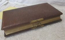 ca. 1890-1940 SACHSEN bestückt LEDER-ALBUM  Rob. HEYNE / Fr. HIRSCHMANN