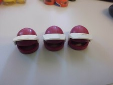 3 x  Bikerhelme pink  ,Biker, Helme  Motorrad Helme Playmobil 