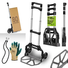 Sackkarre 80kg Alu Transportwagen Handwagen Treppenkarre Klappbar Aluminium