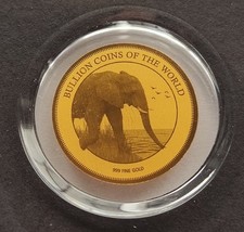 GOLDMÜNZE - AFRIKA ELEFANT 2020 - 999 GOLD - GOLDBARREN - SELTEN