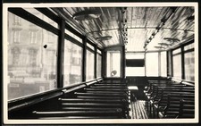 Fotografie Alan B. Cross, Horsham / Sussex, Blick aus einem Doppeldecker Linien 