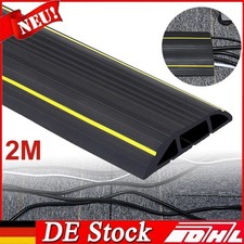 2M Boden Kabelbrücke Fussboden Kabelkanal Kabelabdeckung Bodenkabelabdeckung