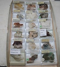 Auflösung Mineraliensammlung
