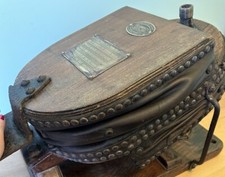 Historische Siebe Gorman & Co Ltd Feuerwehr/Taucher Luftversorgung Balgpumpe