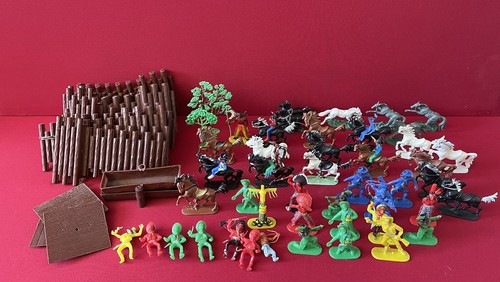 Konvolut plastikfiguren fort - konvolut,
