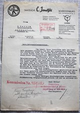 Saatzucht C. JANETZKI, Schneidenburg/Ostrosnitz, O. Schlesien,1942,n. Bitterfeld