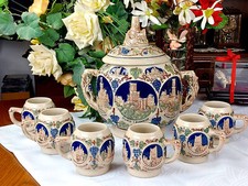 Keramik Bowleservice Steingut