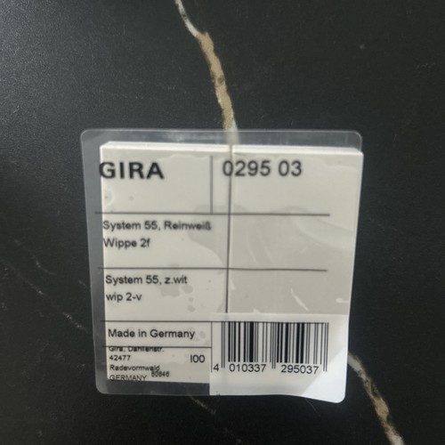 Gira doppelwippe s55 - gira, 2f.