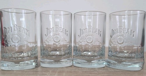 Jim beam whiskeyglas - 4x,