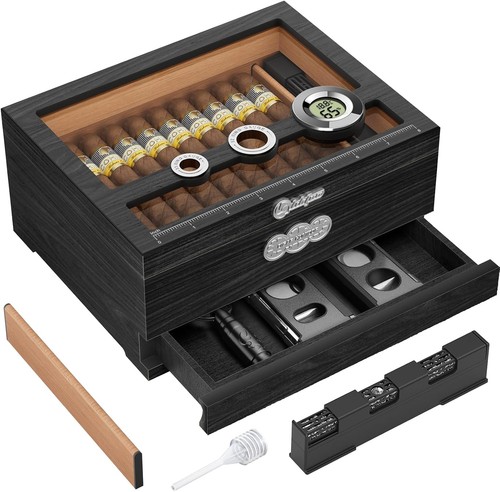 Zigarren humidor glas top - zigarren,