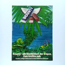 1978 Bounty Schokoriegel Werbeanzeige Werbung Reklame Advertising
