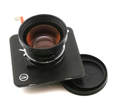 Rodenstock Sironar-N  6,8/360mm  #10177132 in Compur 3 auf Plaubel-Platine